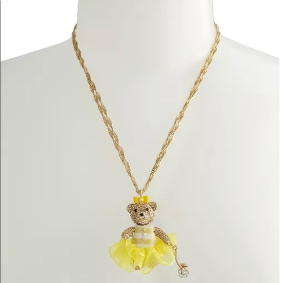 2021 LILY FLOWER BEAR PENDANT YELLOW - Picture 9 of 10